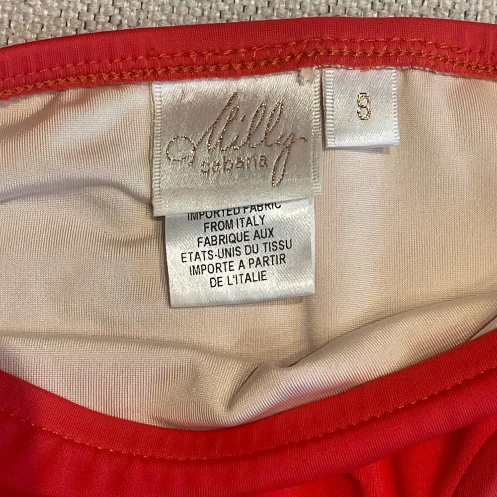 Milly Two-Piece Bikini Set - Orange w/ Gold Details - Like New - Wore 1x - Saks - Picture 9 of 9